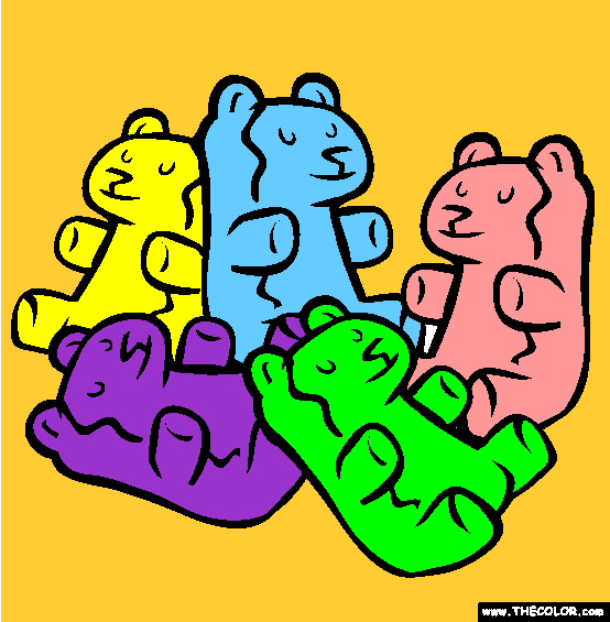 Gummi Bears Coloring Page