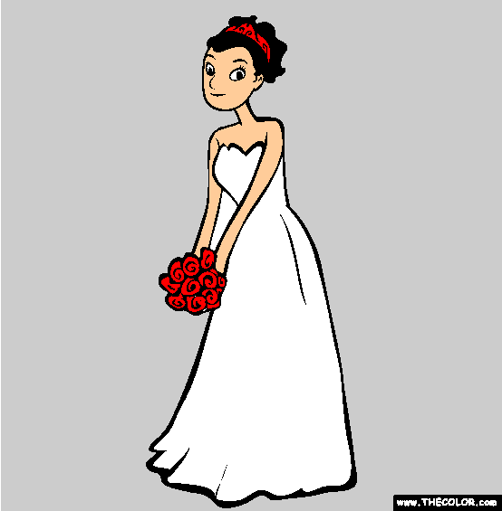 Quinceanera Coloring Page