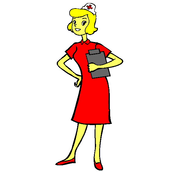 Nurse Coloring Page