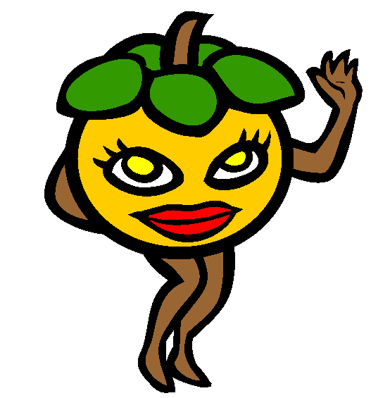 Mangosteen Coloring Page