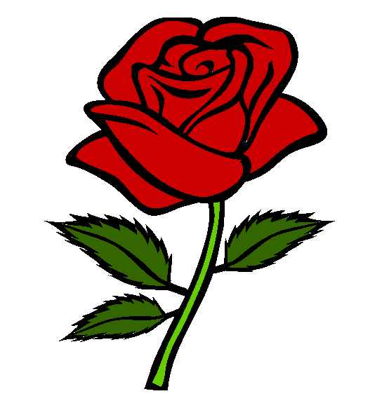 Rose Coloring Page