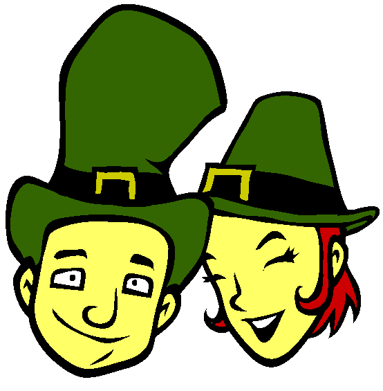 Leprechaun Hats Coloring Page