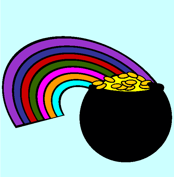 Pot of Gold Coloring Page