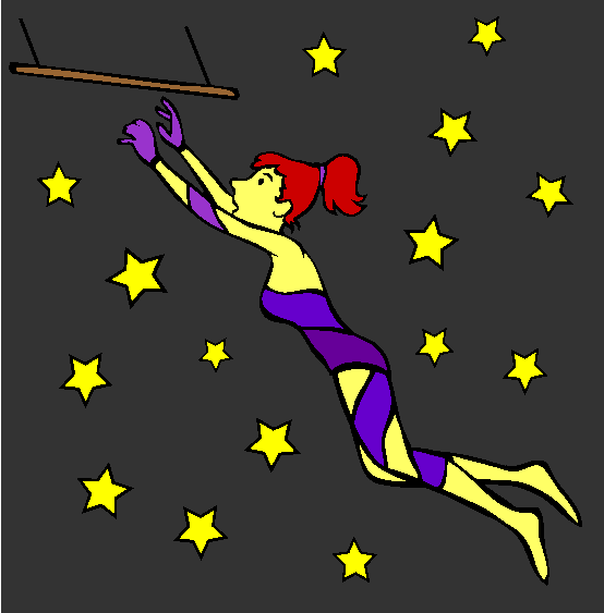 Trapeze Coloring Page