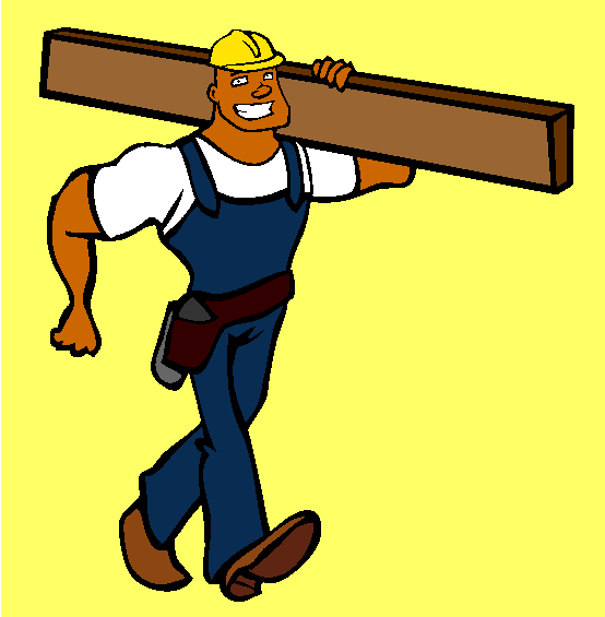 Construction Worker Coloring Page