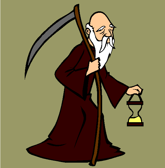 Father Time Coloring Page