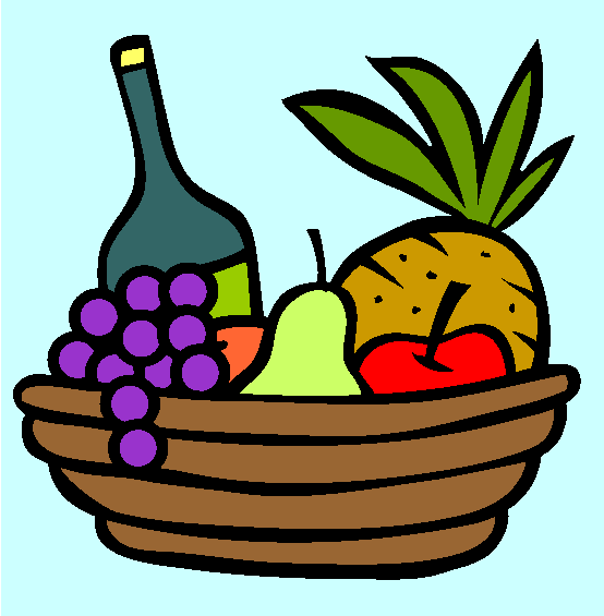 Gift Basket Coloring Page