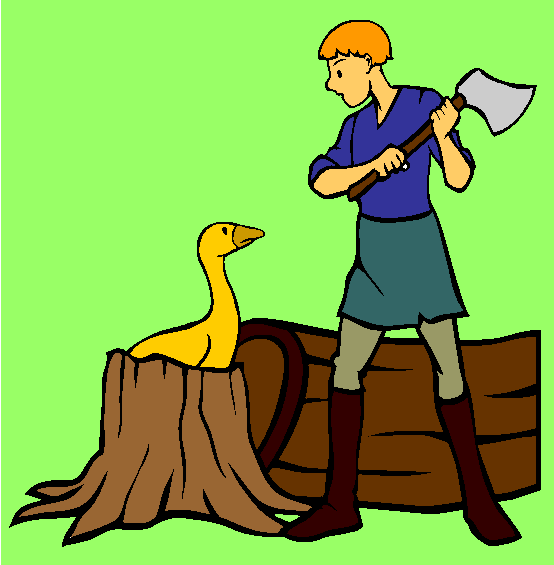 Golden Goose Coloring Page