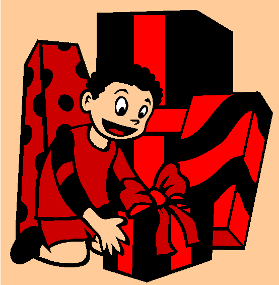 Birthday Presents Coloring Page