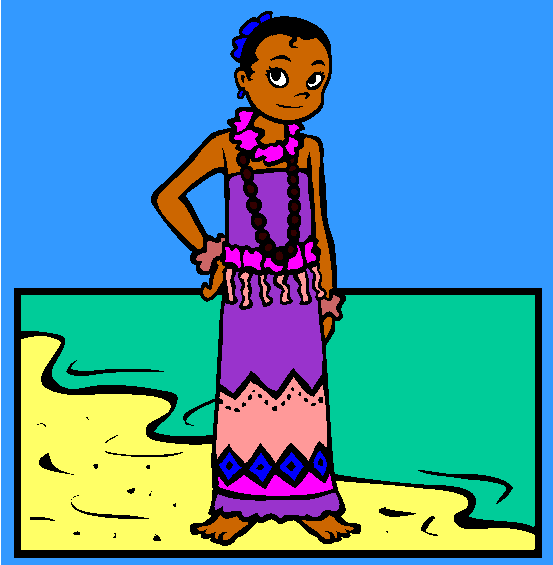 Samoa Coloring Page