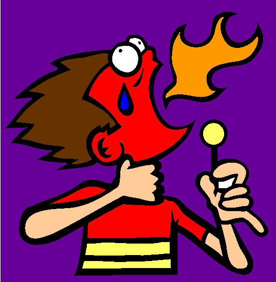 Spicy Lollipop Coloring Page