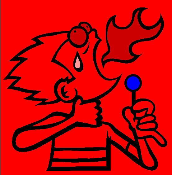 Spicy Lollipop Coloring Page