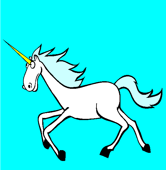 Unicorn Coloring Page