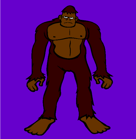 Bigfoot Coloring Page