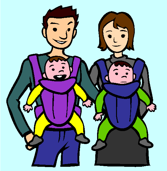 Twins Coloring Page