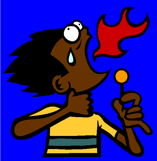 Spicy Lollipop Coloring Page