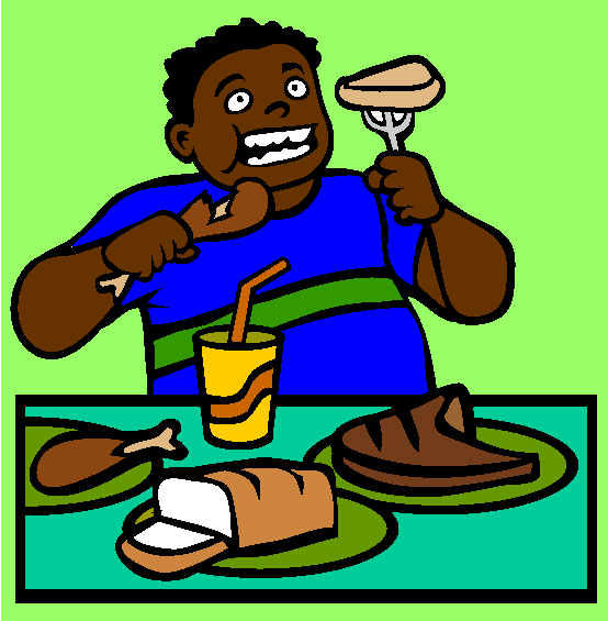 Boxing Day Feasting on Leftovers Coloring Page