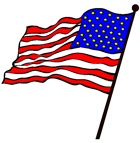 Waving Flag Coloring Page