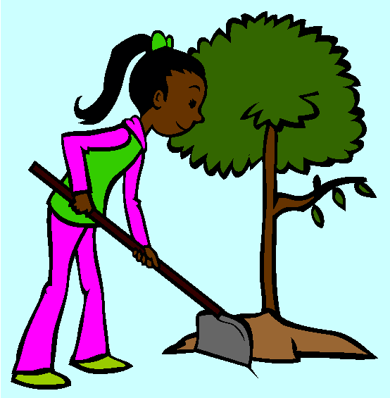 Planting a Tree Coloring Page