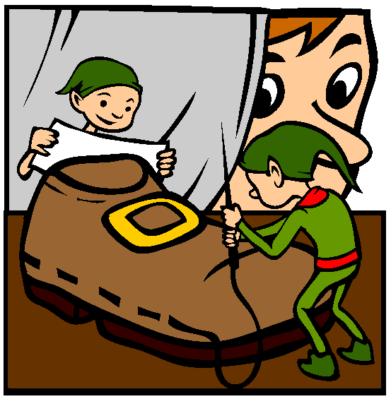 The Elves And The Shoemaker Coloring Page