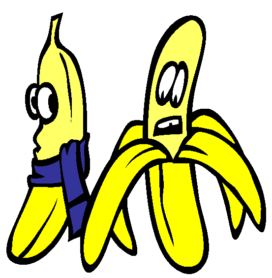 Banana Coloring Page