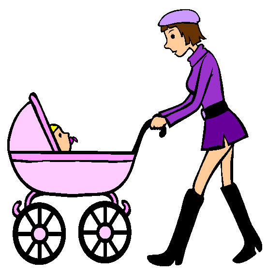 Stroller Coloring Page
