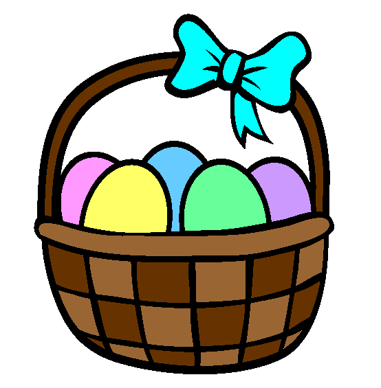 Easter Basket Coloring Page