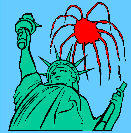 Fourth of July Coloring Page