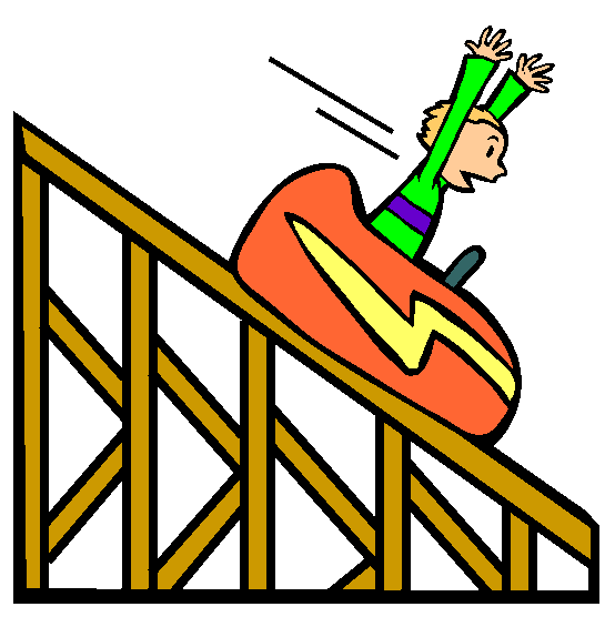 Roller Coaster Coloring Page