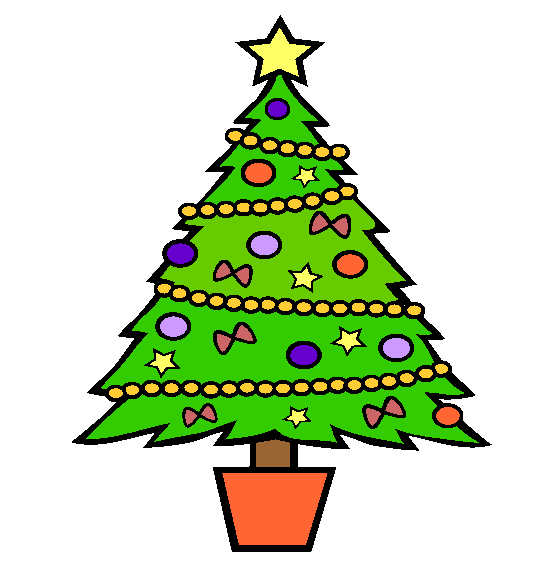 Christmas Tree Coloring Page