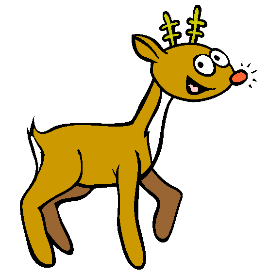 Rudolph the Red Nose Reindeer Christmas Coloring