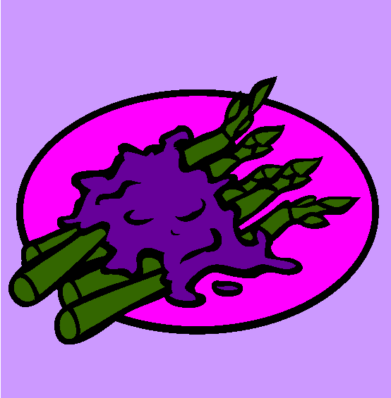 Asparagus With Grape Jelly Coloring Page