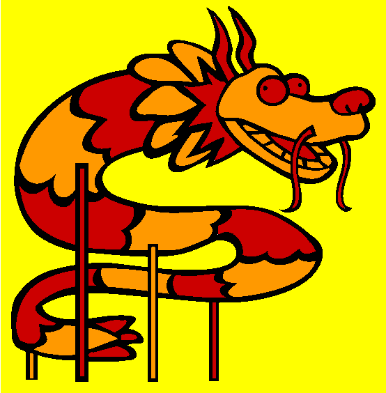 Chinese Dragon Coloring Page