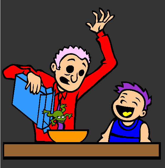 Breakfast Surprise Coloring Page