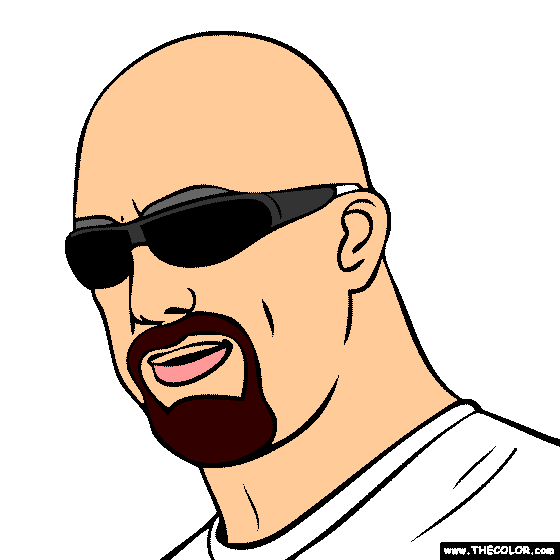 Stone Cold Steve Austin Coloring Page