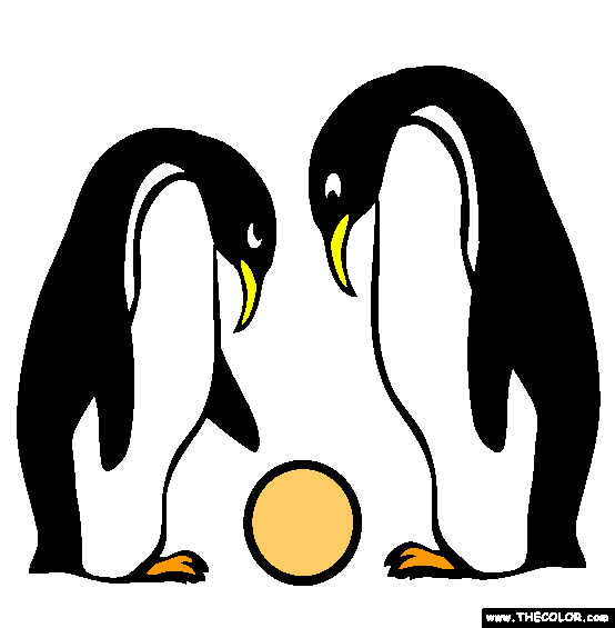 Emperor Penguin Coloring Page