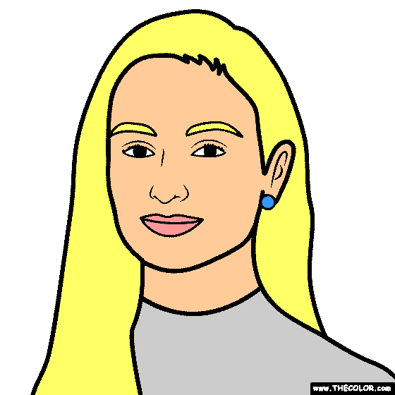 Sophie Turner Coloring Page