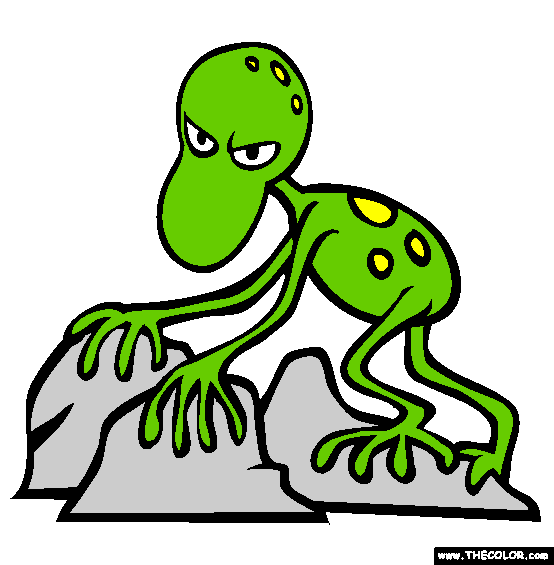 Dover Demon Coloring Page