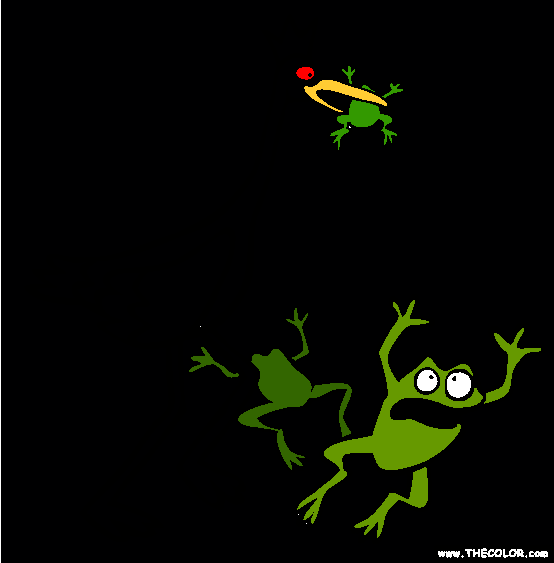 The Frogs Desiring A King Coloring Page