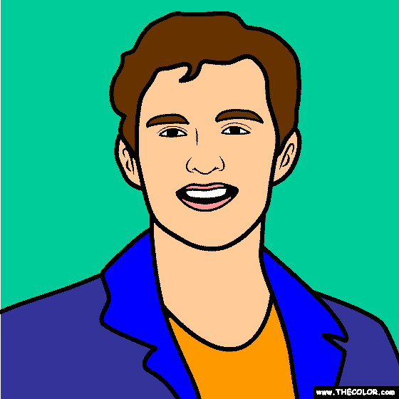 Tom Holland Coloring Page