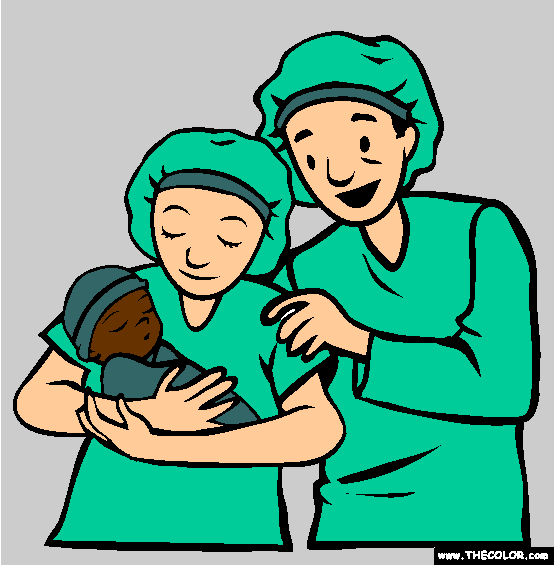 Newborn Coloring Page