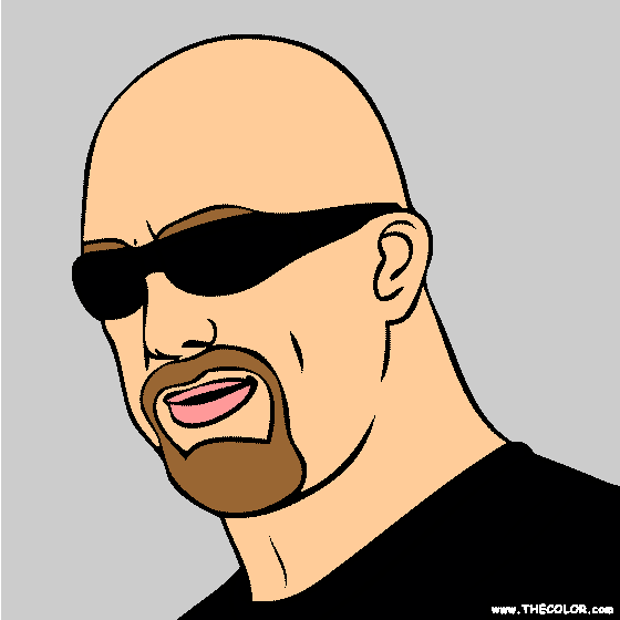 Stone Cold Steve Austin Coloring Page