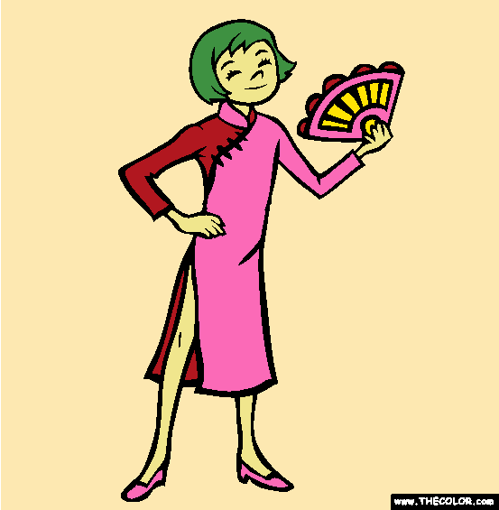 China Coloring Page