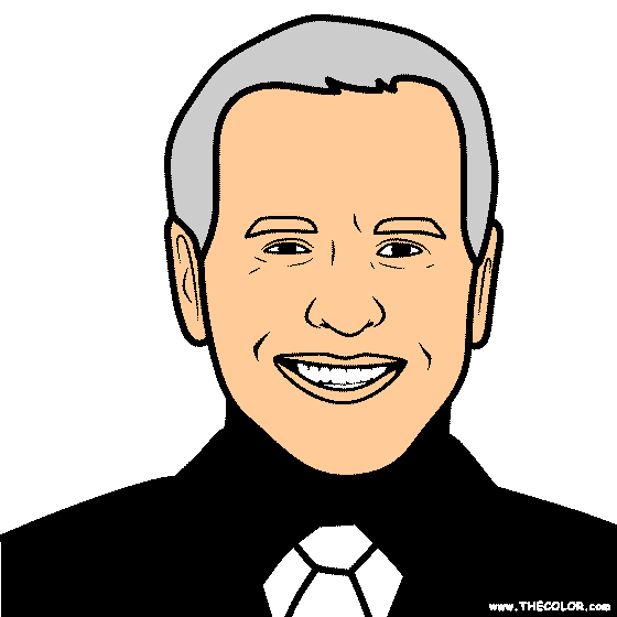Joe Biden Coloring Page