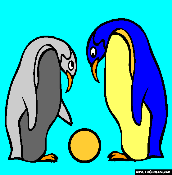 Emperor Penguin Coloring Page