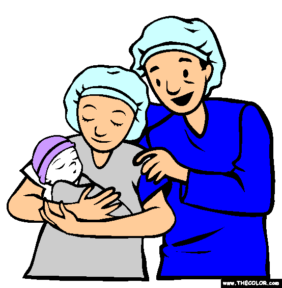 Newborn Coloring Page