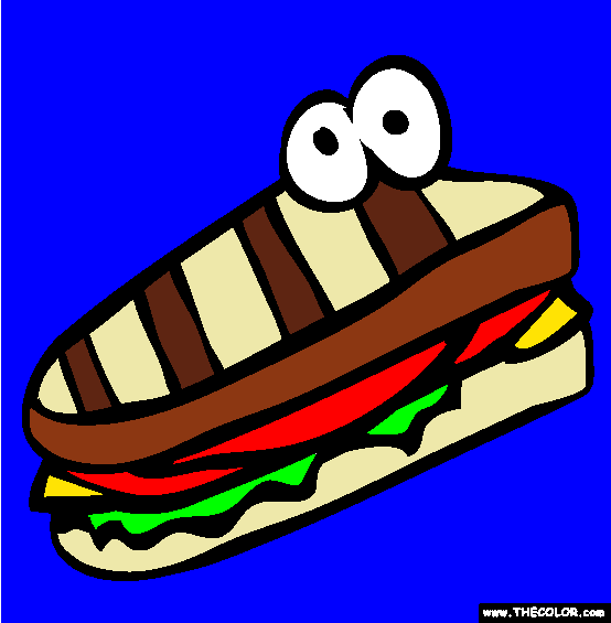 Panini Coloring Page