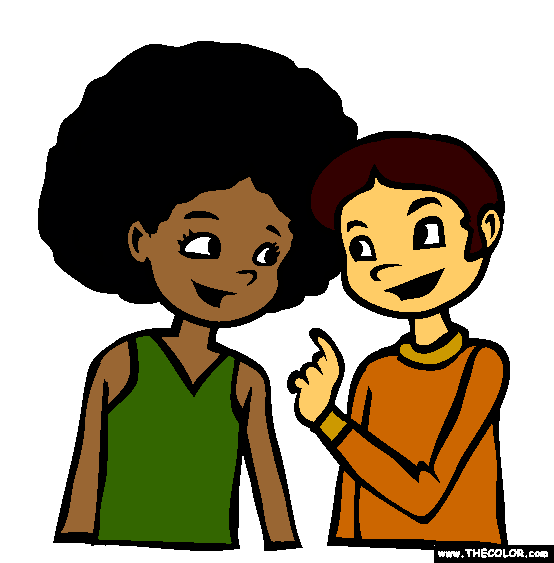 70s Hairstyles Coloring Page