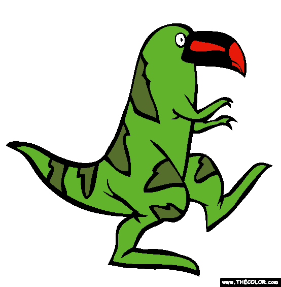 Toucansaurus Coloring Page
