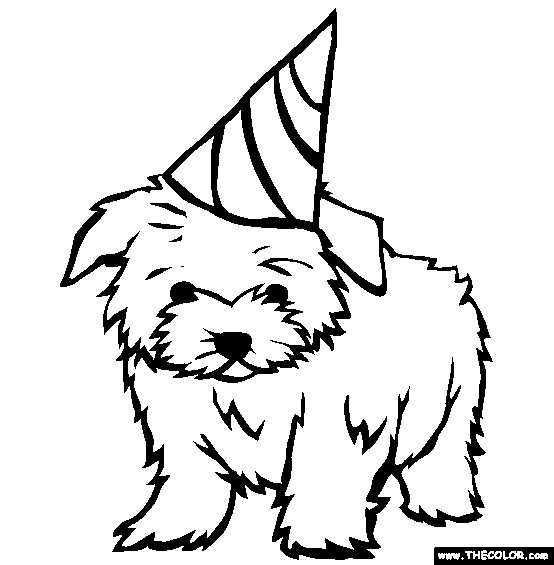 Maltese Coloring Page